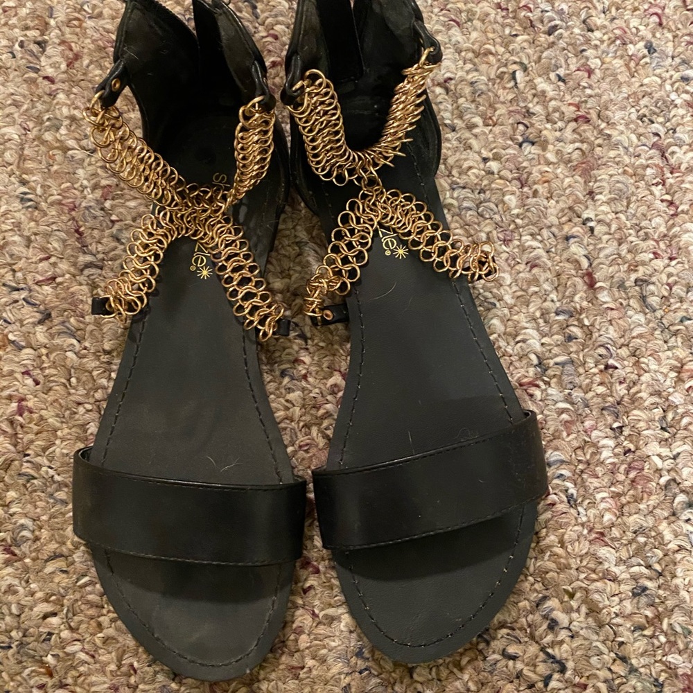 Black sandals